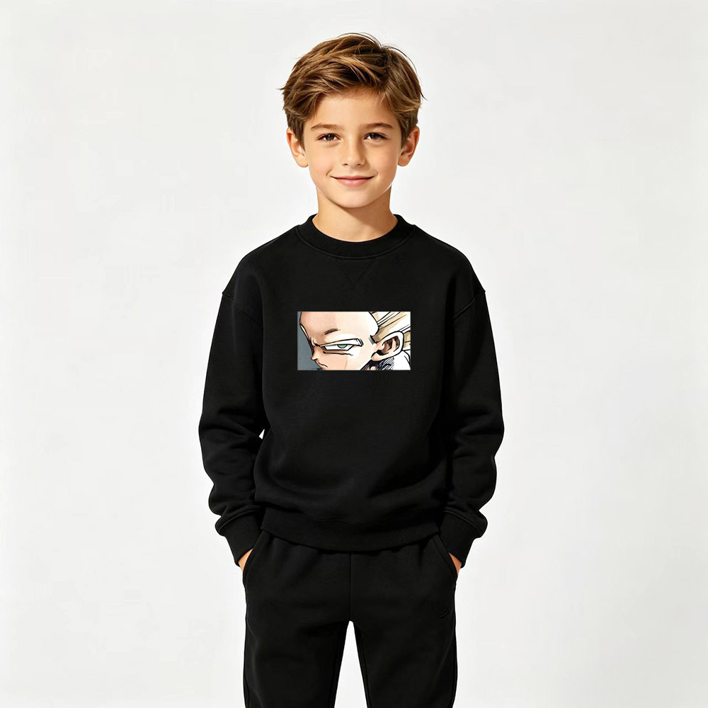 Dragon Ball Anime Graphic Crewneck Sweatshirt for Gohan Kids Cartoon Print Cotton Tee