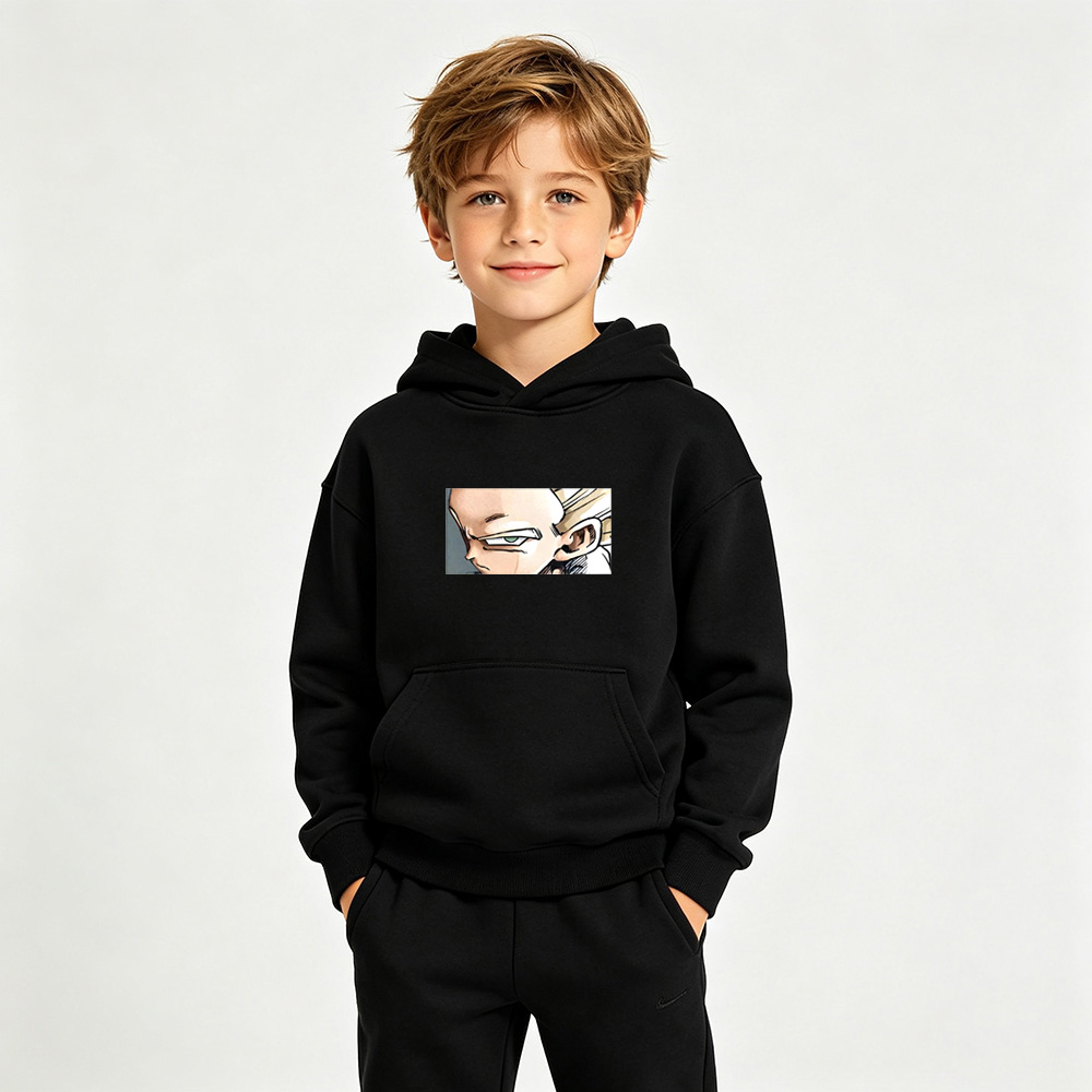 Dragon Ball Anime Graphic Hoodie for Gohan Kids Cartoon Print Cotton Tee