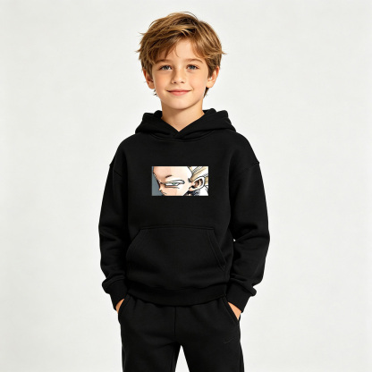 Dragon Ball Anime Graphic Hoodie for Gohan Kids Cartoon Print Cotton Tee