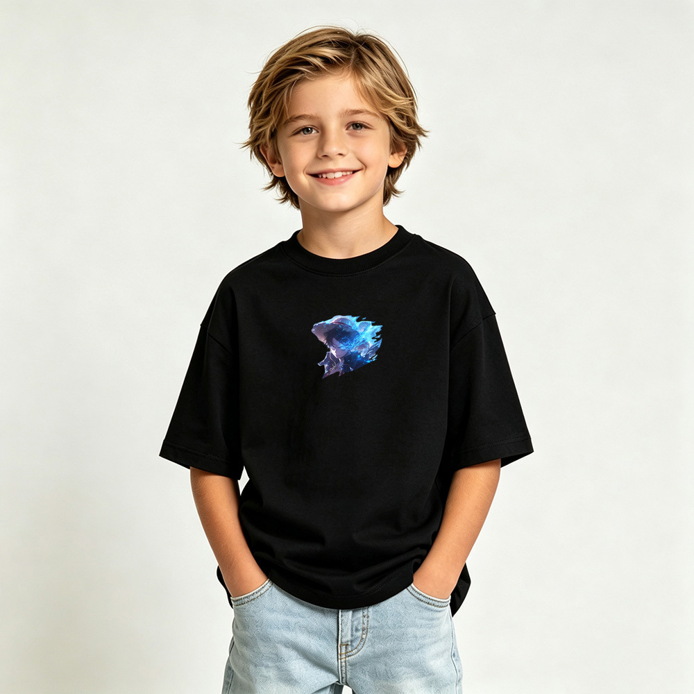 One Piece Anime Graphic T-Shirt for Gear 5 Luffy Kids Cartoon Print Cotton Tee