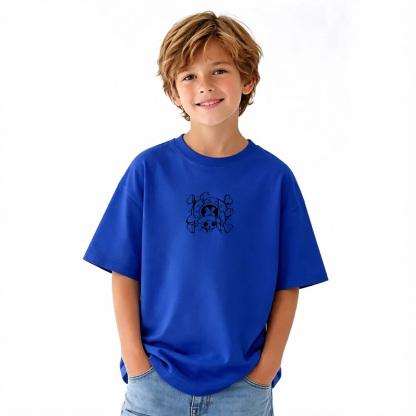 One Piece Chopper Anime Graphic T-Shirt for Kids Cartoon Print Cotton Tee