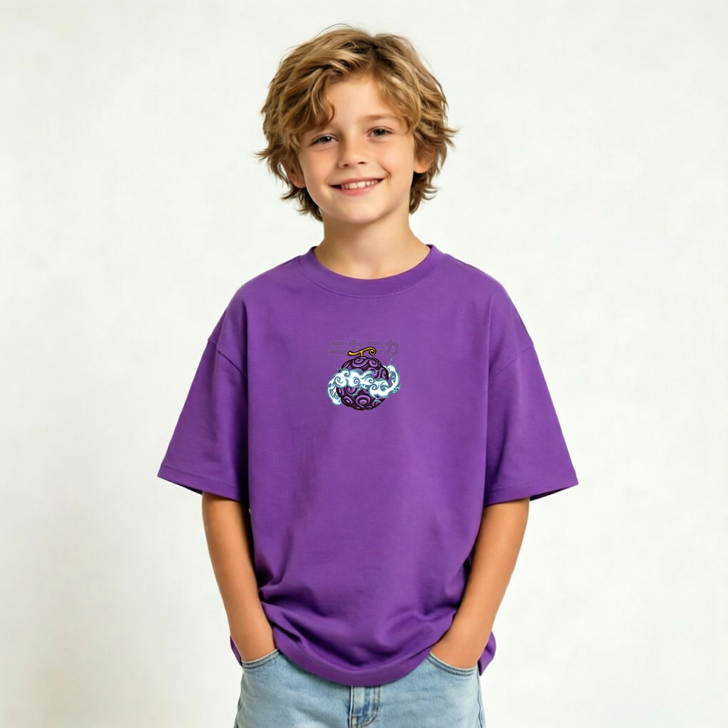 One Piece Gear 5 Luffy Anime Graphic T-Shirt for Kids Cartoon Print Cotton Tee