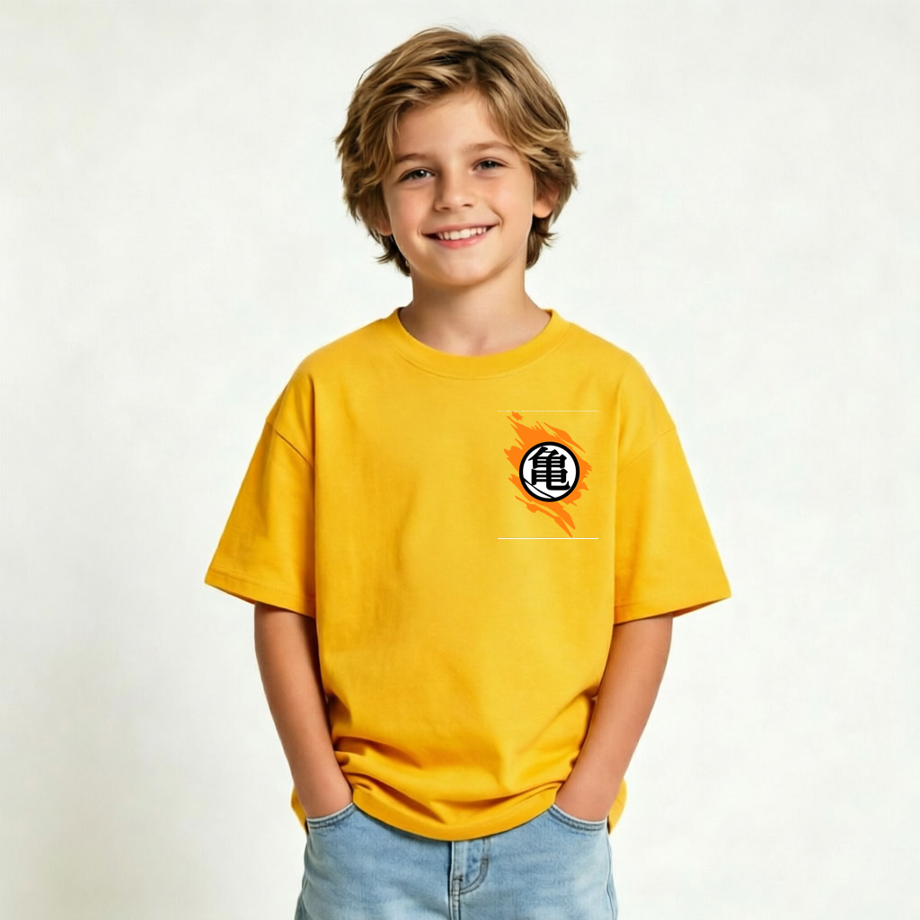 Dragon Ball Goku Anime Graphic T-shirts for Kids Cartoon Print Cotton Tee