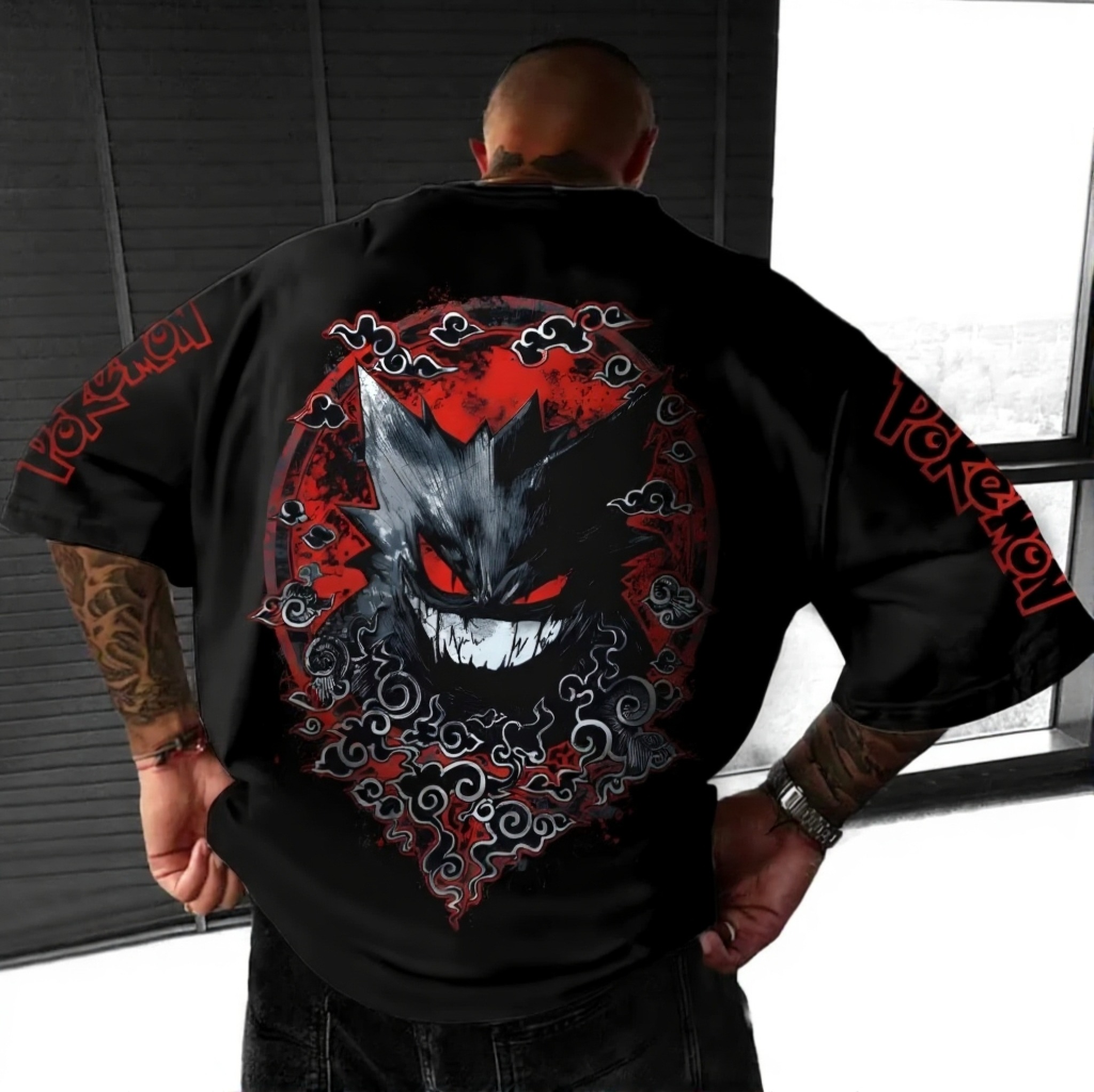 Pokémon Unisex Anime Gengar T-shirt