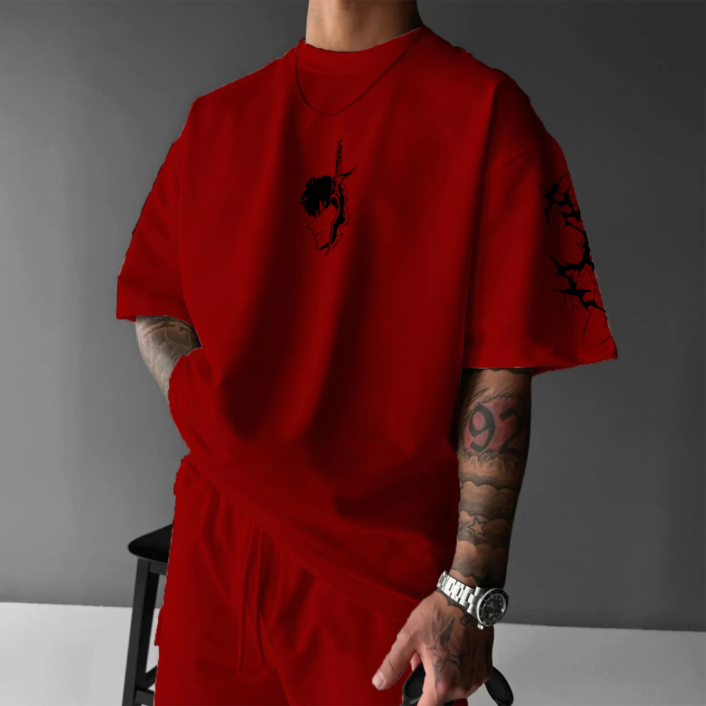 Unisex Anime Inspired Vintage T-Shirt-AnimeClothe