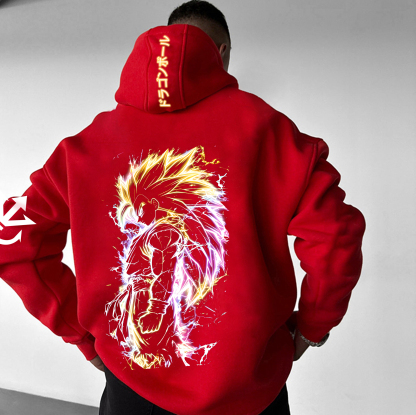 Unisex Anime Graphic Streetwear Vintage Hoodie-AnimeClothe