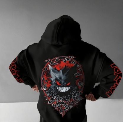 Pokémon Unisex Anime Gengar Hoodie