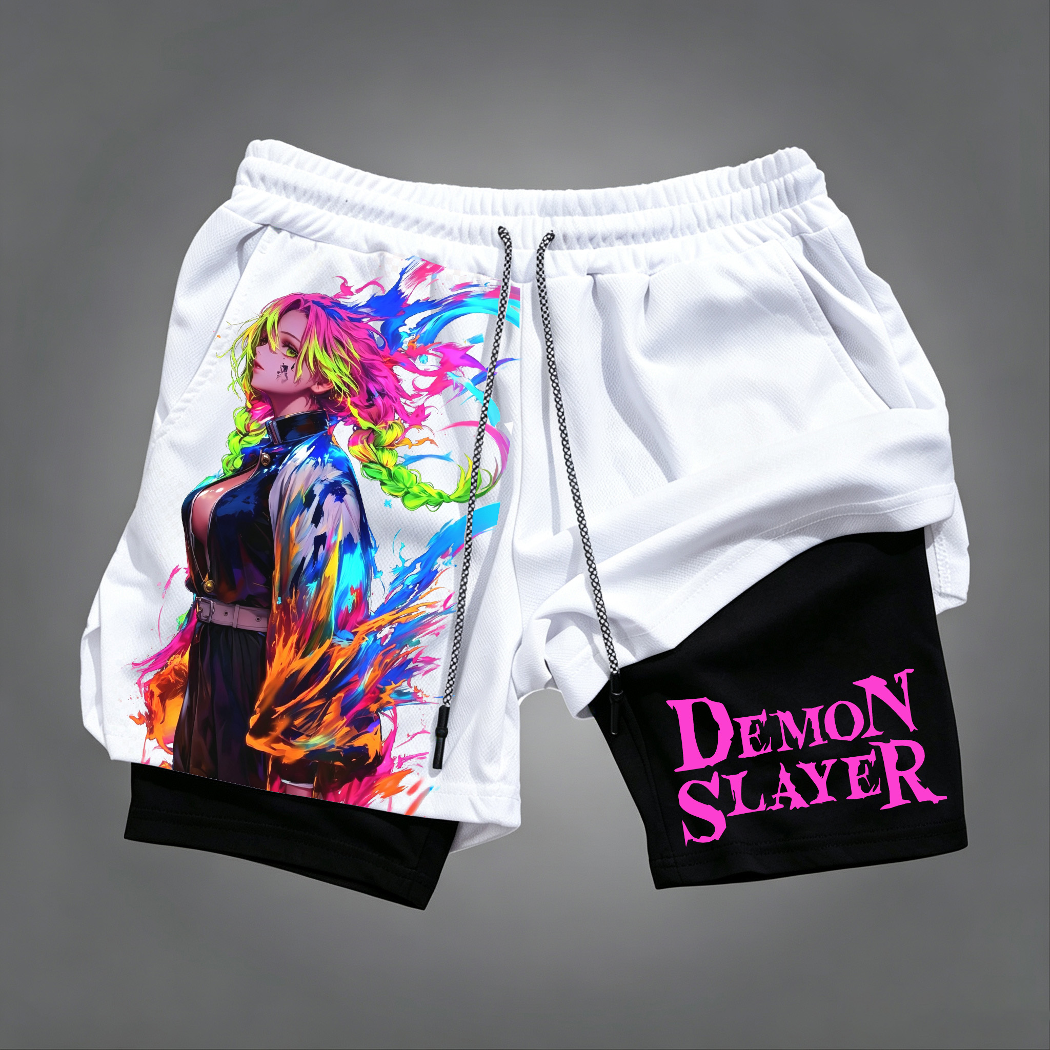 Unisex Demon Slayer Casual Anime Streetwear Shorts