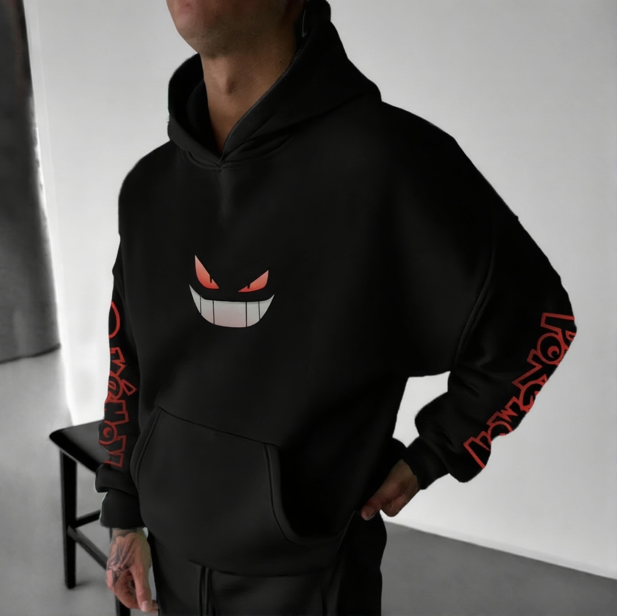 Pokémon Unisex Anime Gengar Hoodie