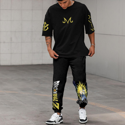 Unisex Anime Graphic Streetwear Vintage Set-AnimeClothe