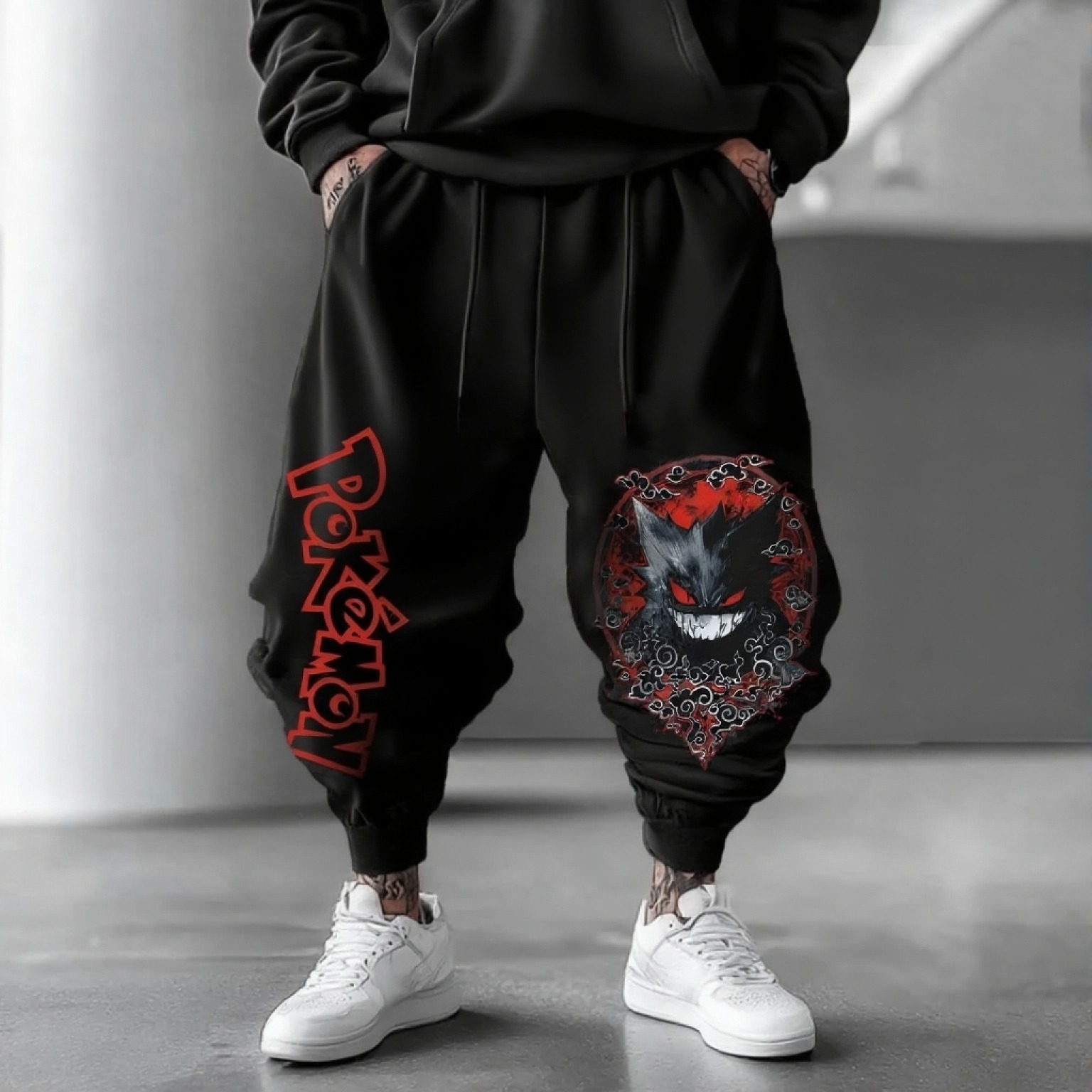 Pokémon Unisex Anime Gengar Pants