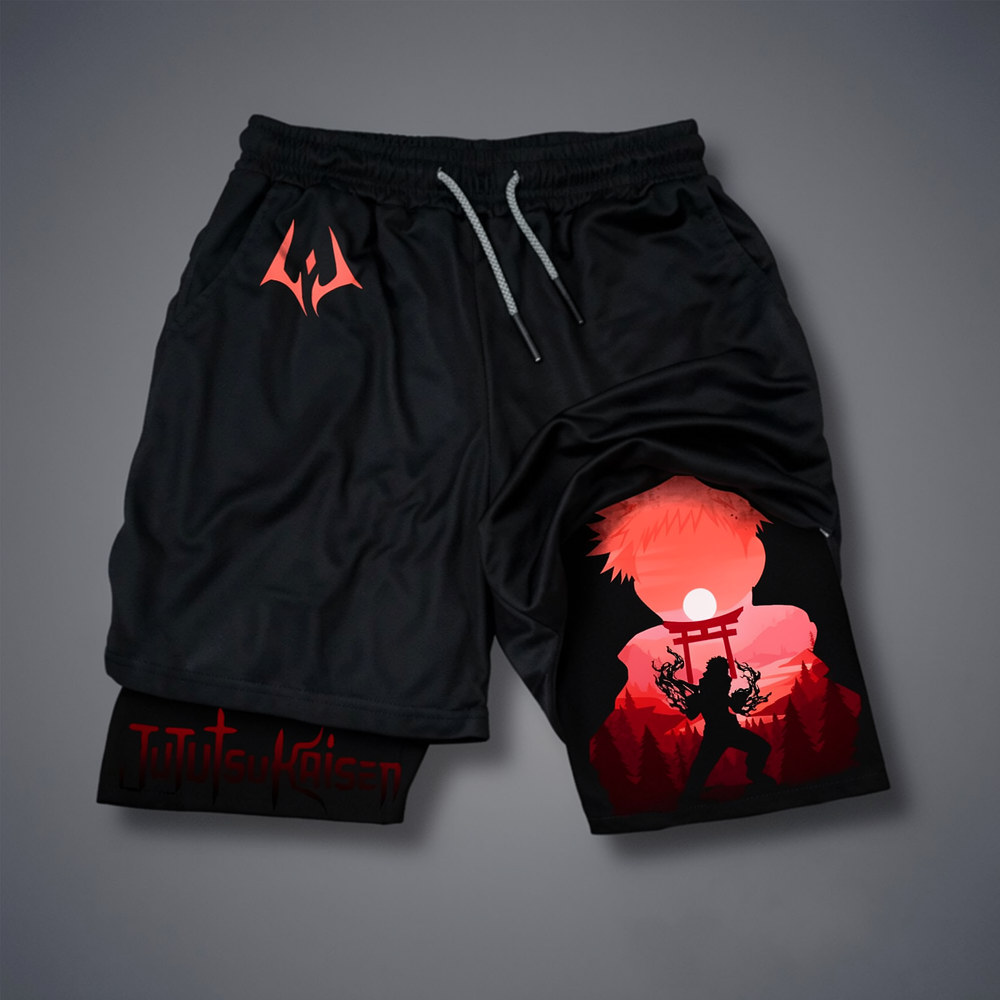 Jujutsu Kaisen Anime Theme Cartoon Print Pure shorts