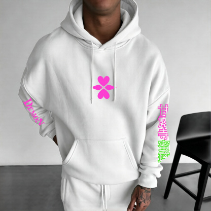 Unisex Demon Slayer Anime Graphic Streetwear Vintage Hoodie