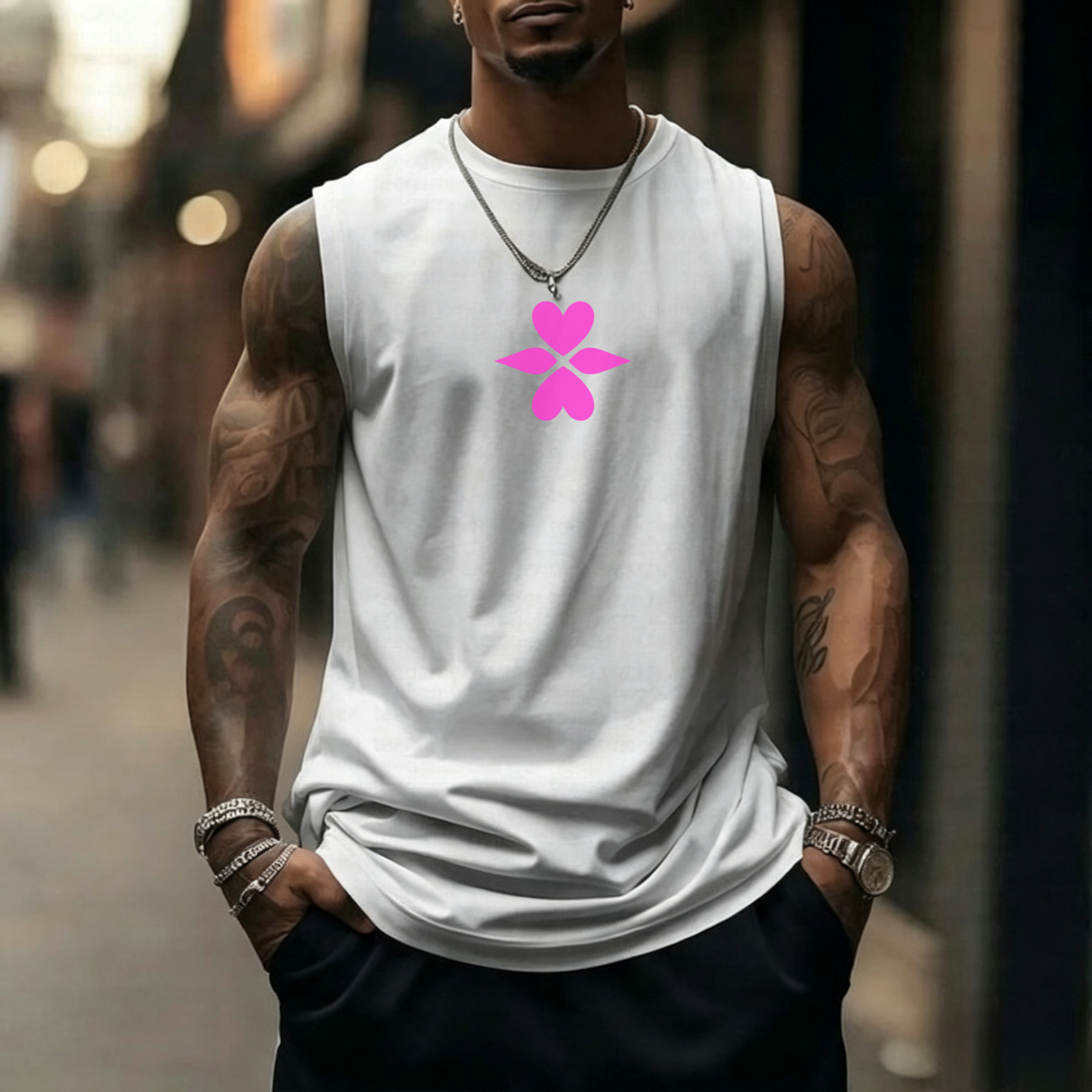 Unisex Demon Slayer Casual Anime  Tank Top