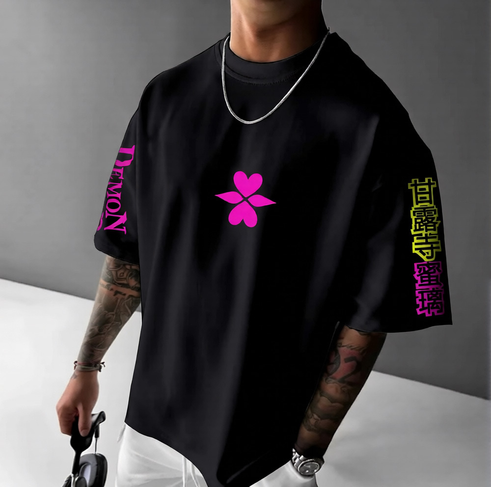 Unisex  Demon Slayer Anime Inspired Vintage T-Shirt