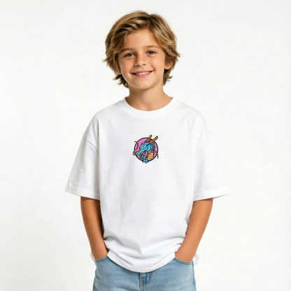Dragon Ball Anime Graphic T-Shirt for Kids Cartoon Print Cotton Tee
