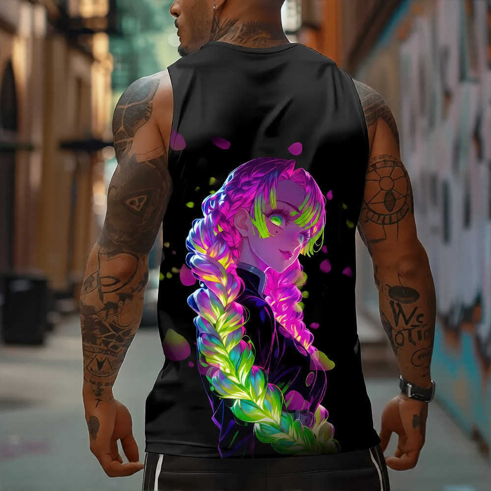 Unisex ��Demon Slayer�� Casual Anime Tank Top