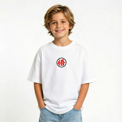 Dragon Ball Anime Graphic T-Shirt for Goku Kids Cartoon Print Cotton Tee