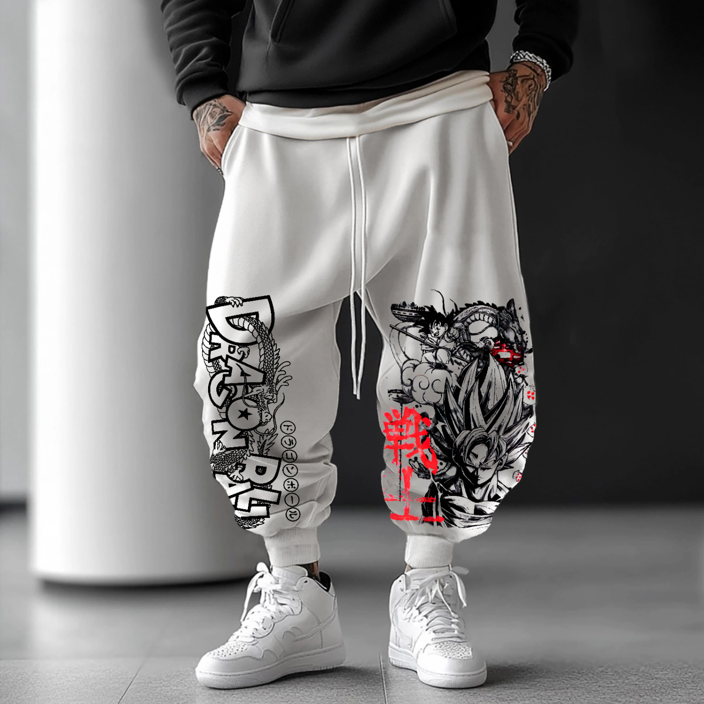 Unisex Casual Anime Streetwear Pants