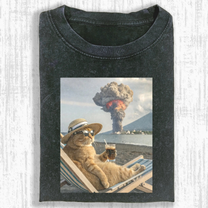 WACKY CAT  T-SHIRT-ComicClothe