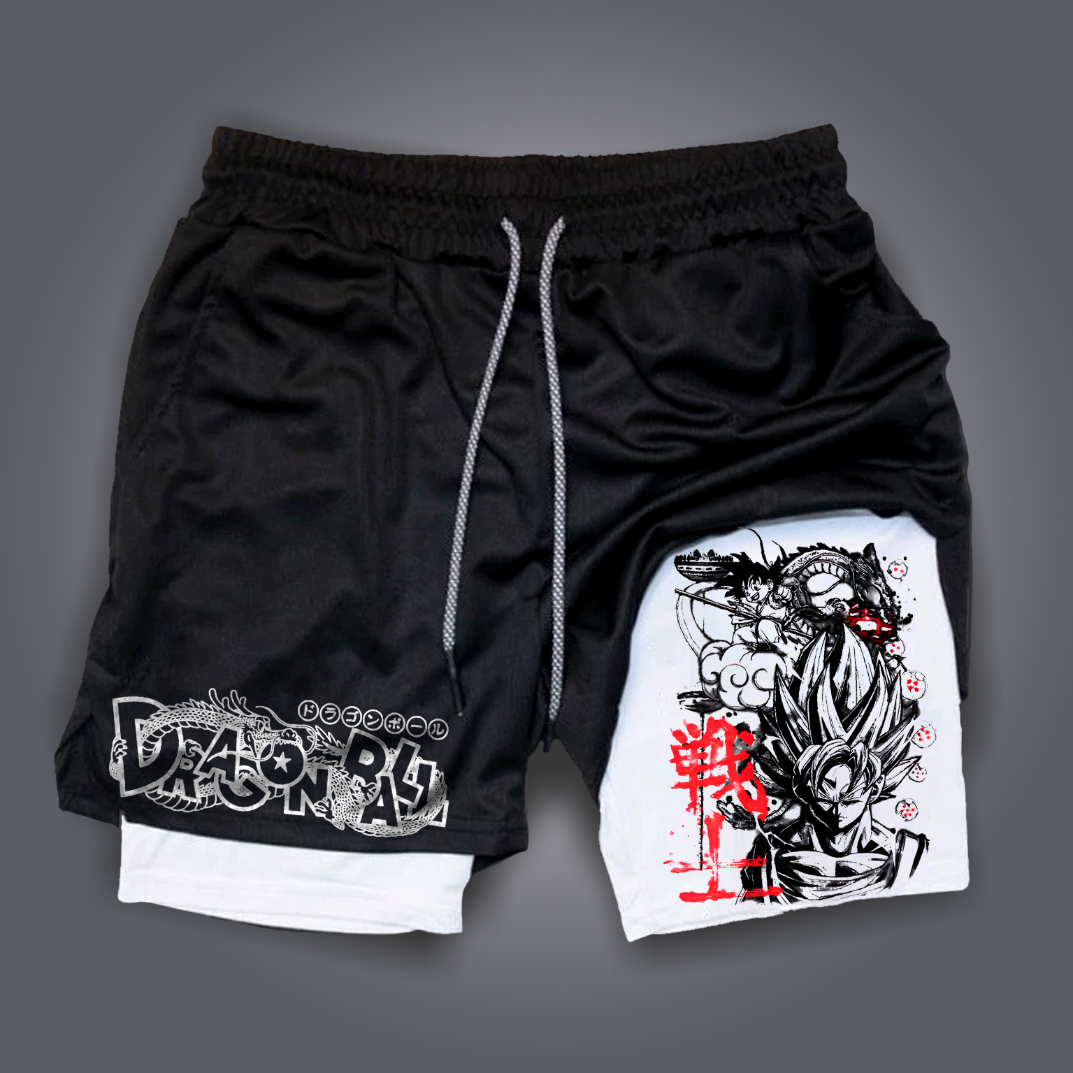 Unisex Casual Anime Streetwear Shorts-AnimeClothe