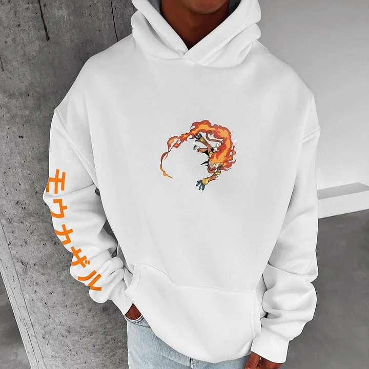 Unisex Anime Graphic Streetwear Vintage Hoodie