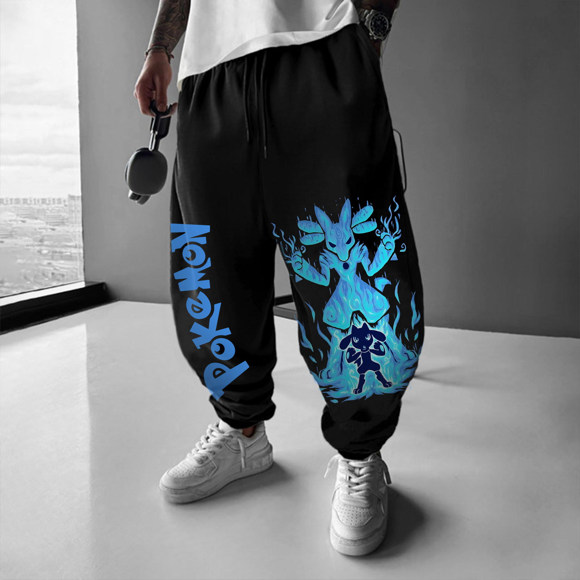 Unisex Casual Anime Streetwear Pants-AnimeClothe