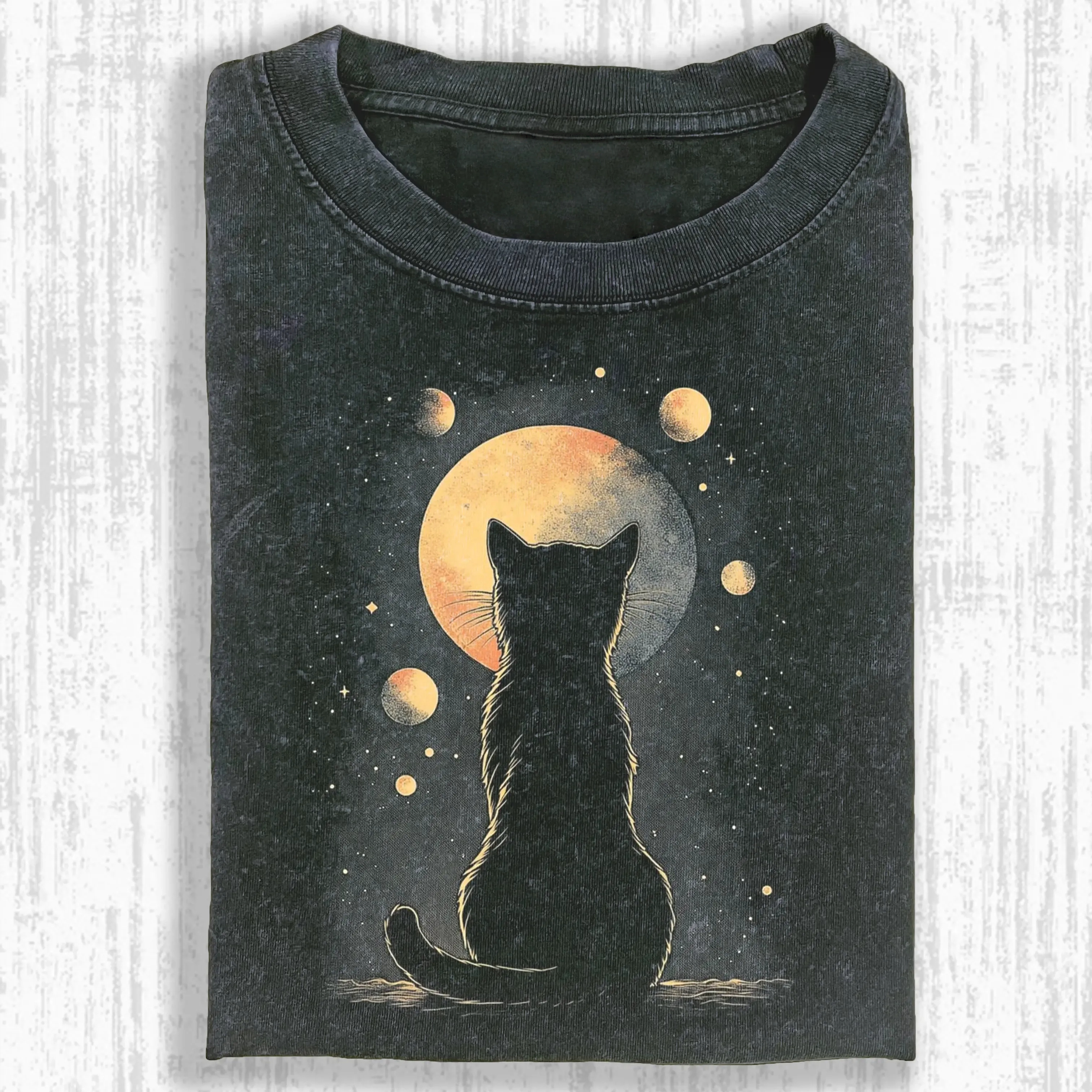 BLACK CAT BETWEEN WORLDS T-SHIRT-ComicClothe