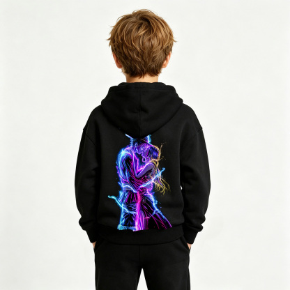 One Piece Anime Graphic Hoodie for  Luffy Boa Hancock Kids Cartoon Print Cotton Tee