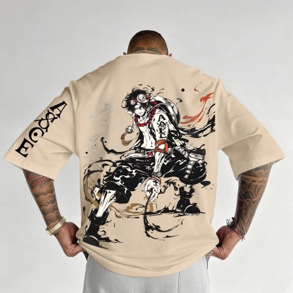 Unisex Anime Inspired Vintage T-Shirt