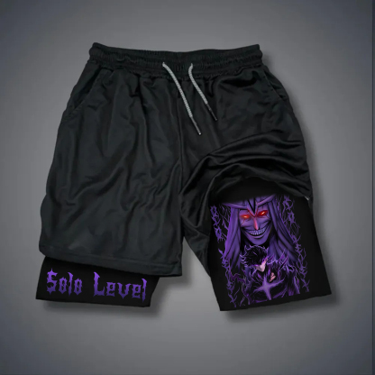 Unisex Casual Anime Streetwear Shorts-AnimeClothe