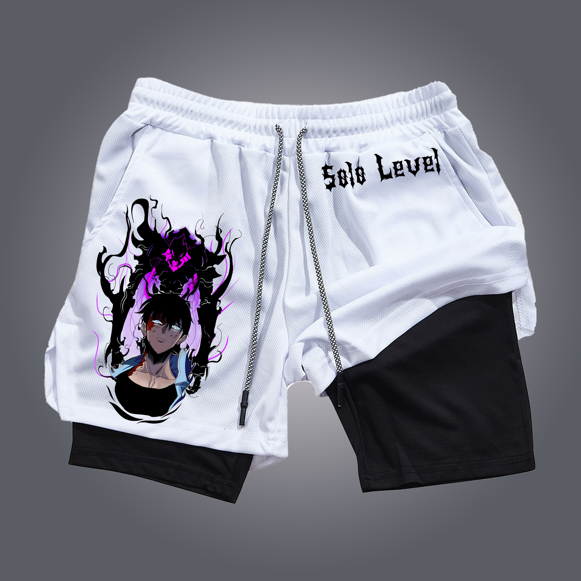Unisex Casual Anime Streetwear Shorts-AnimeClothe