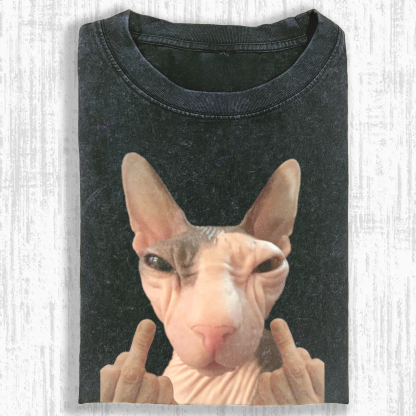 WACKY CAT  T-SHIRT-ComicClothe