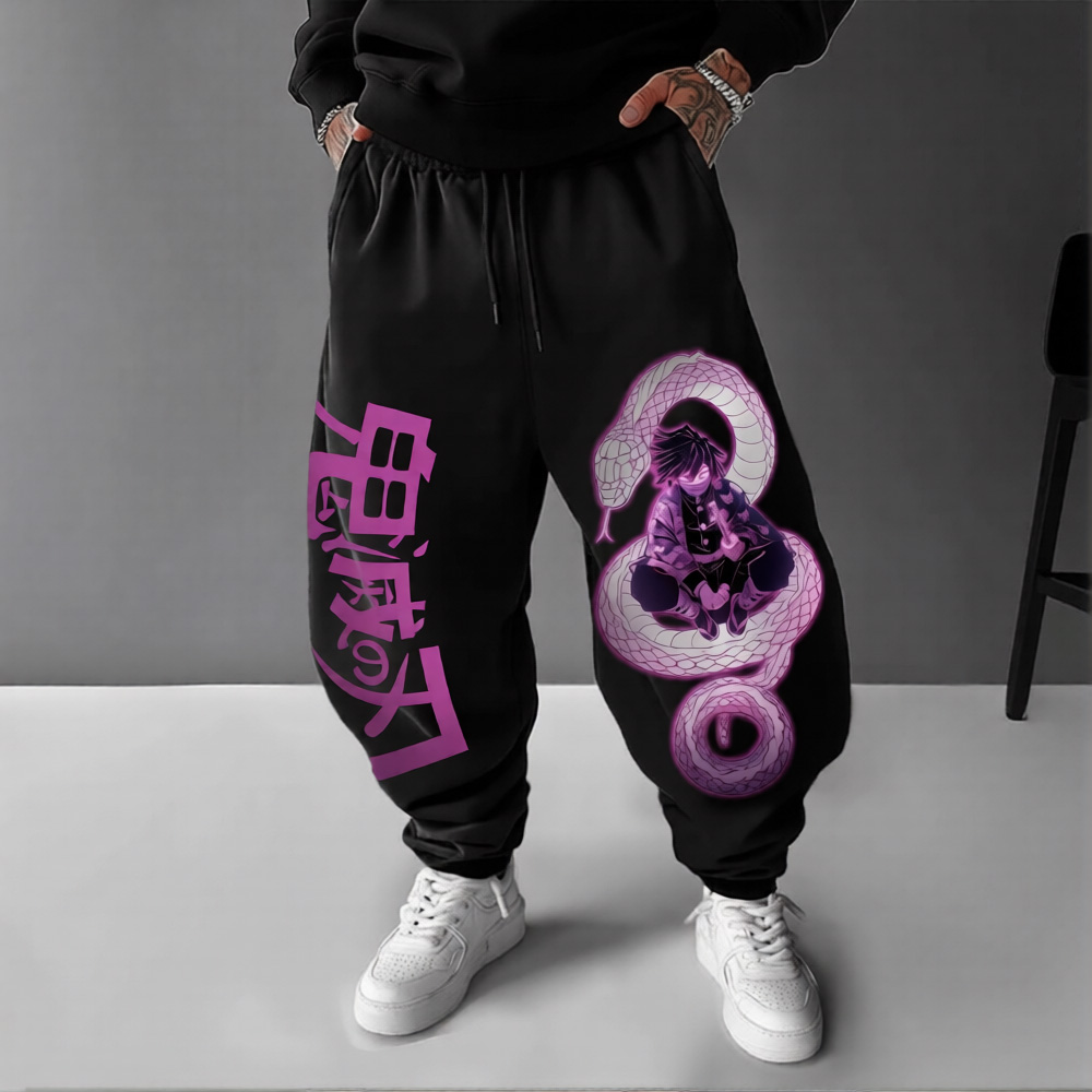 Unisex Demon Slayer Casual Anime Streetwear Pants