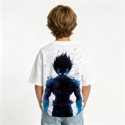 Dragon Ball Anime Graphic T-Shirt for Kids Cartoon Print Cotton Tee