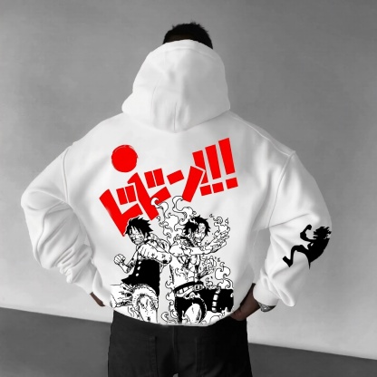 Unisex Anime Graphic Streetwear Vintage Hoodie