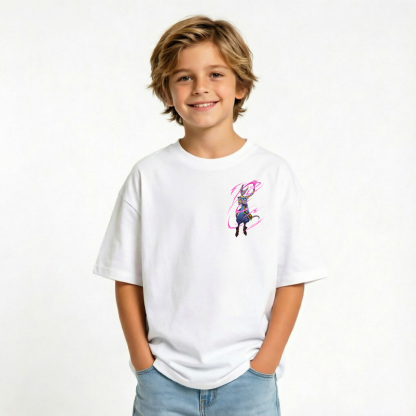 Dragon Ball Anime Graphic T-Shirt for Beerus Kids Cartoon Print Cotton Tee