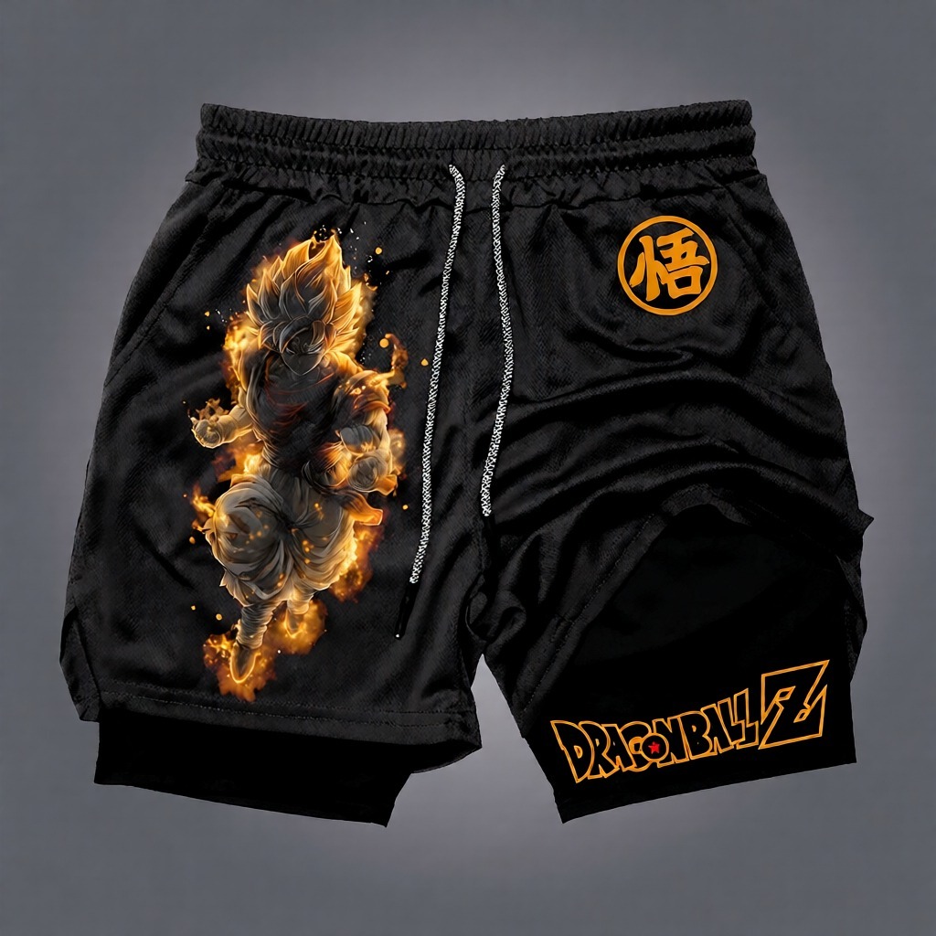 Unisex Casual Anime Streetwear Shorts