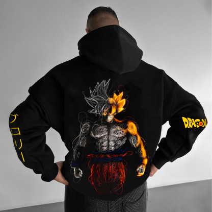 Unisex Anime Graphic Streetwear Vintage Hoodie-AnimeClothe