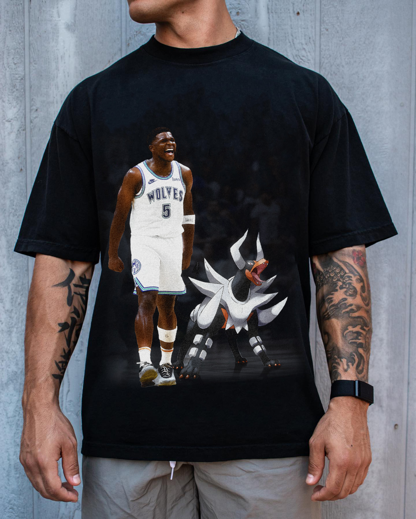 Unisex Vintage Tee丨 Anthony Edwards-AnimeClothe