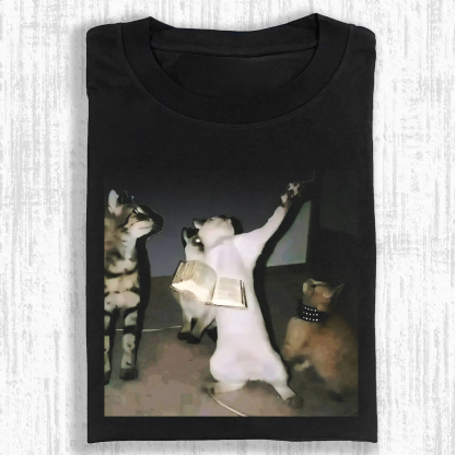 WACKY CAT TEE. 7.18-ComicClothe