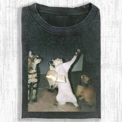 WACKY CAT TEE. 7.18-ComicClothe