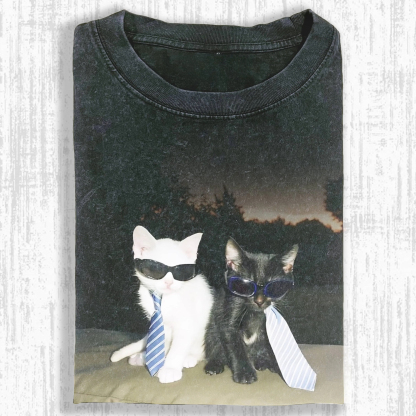 WACKY CAT TEE. 7.18-ComicClothe