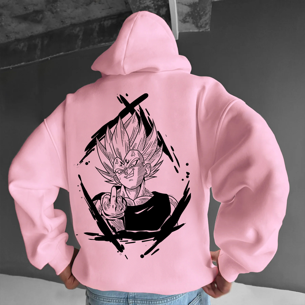 Unisex Anime Graphic Streetwear Vintage Hoodie