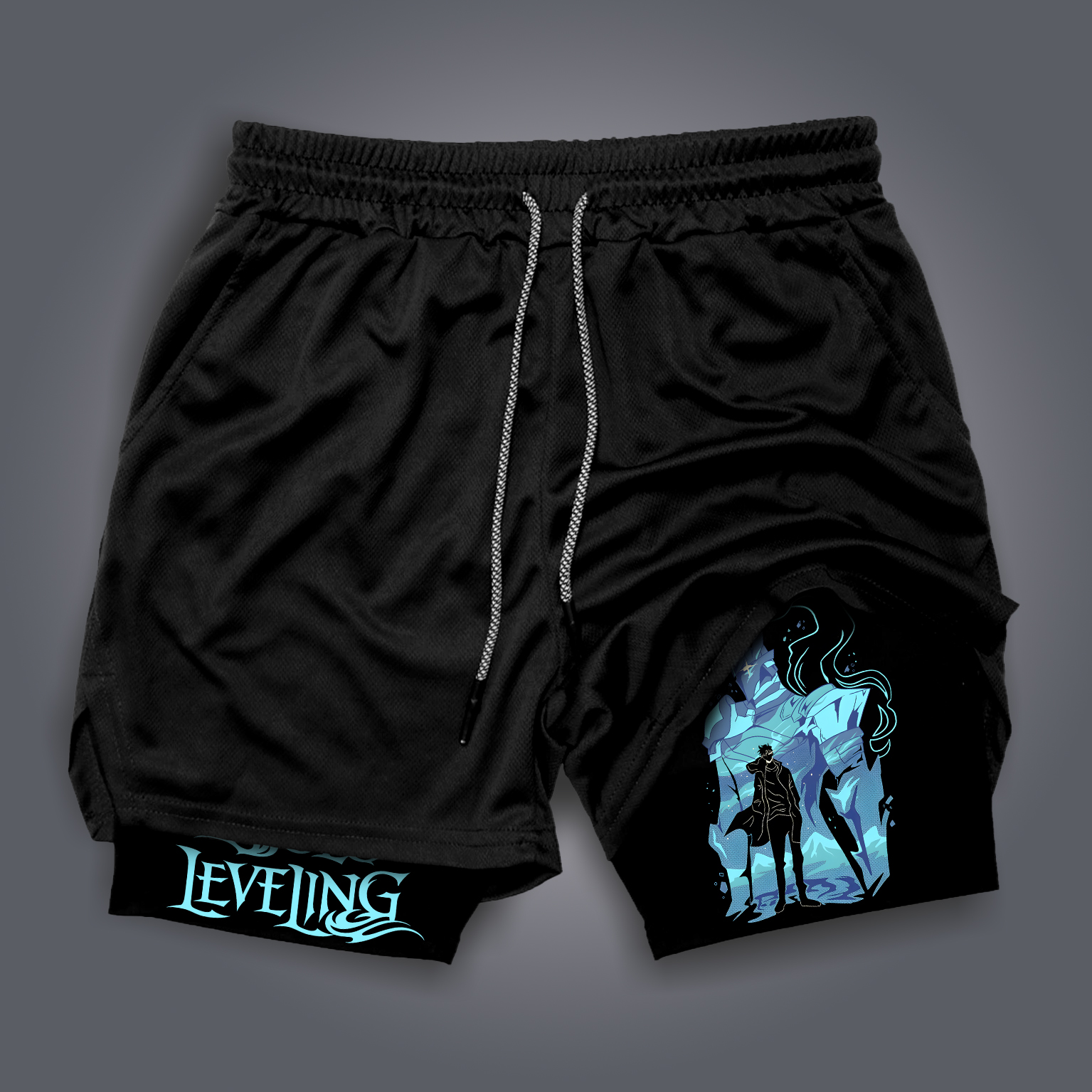 Solo Leveling Unisex Casual Anime Streetwear Shorts-AnimeClothe