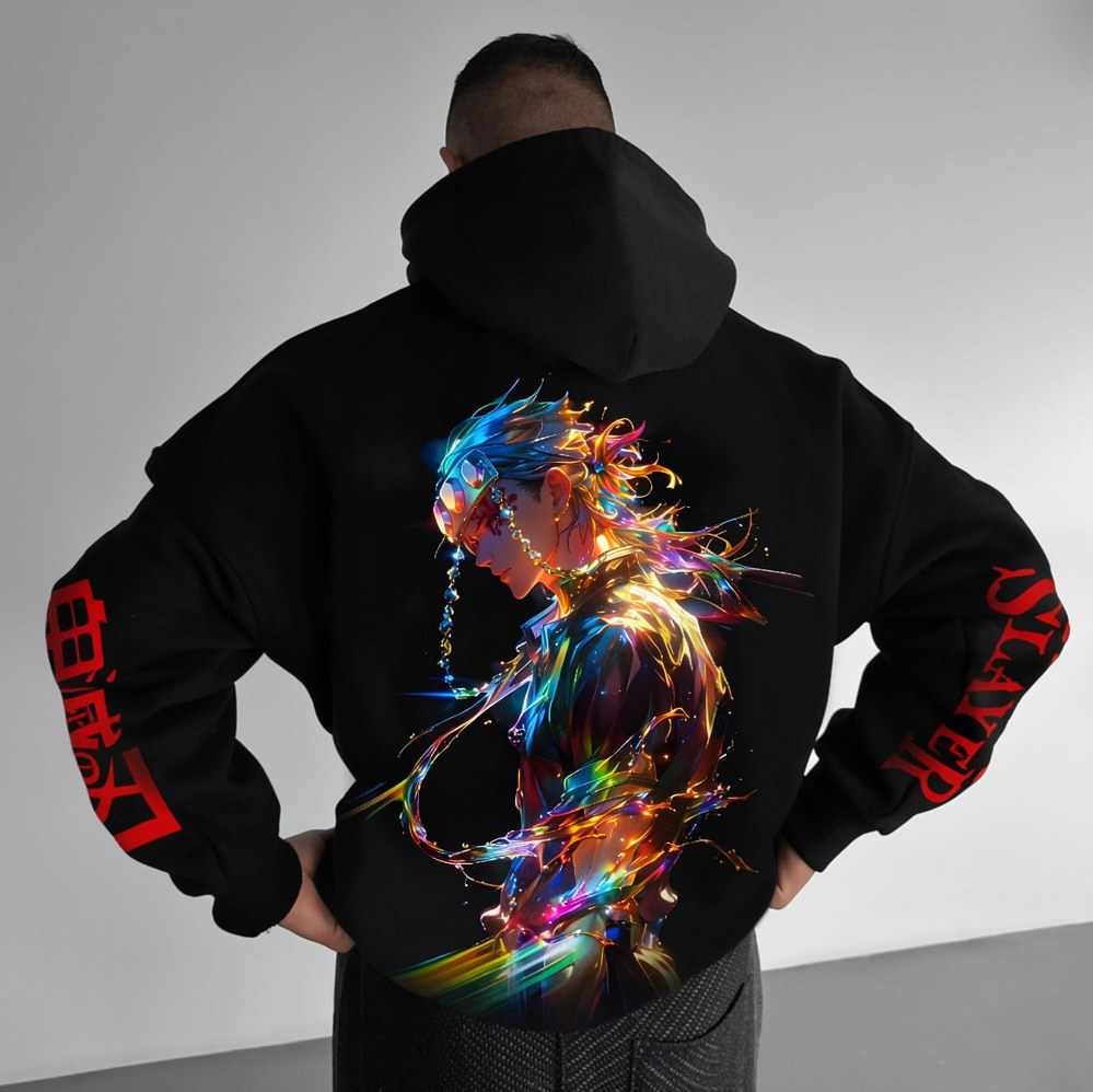 Unisex �� Demon Slayer�� Anime Graphic Streetwear Vintage Hoodie