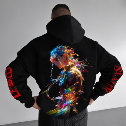 Unisex Demon Slayer Anime Graphic Streetwear Vintage Hoodie