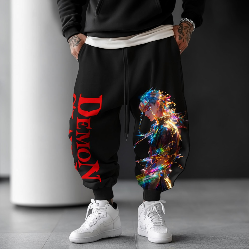 Unisex ��Demon Slayer�� Casual Anime Streetwear Pants