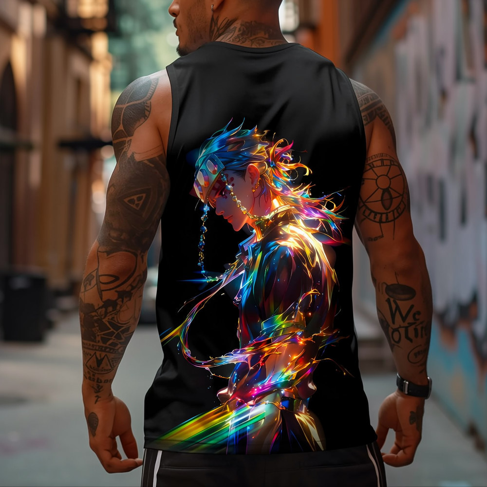 Unisex ��Demon Slayer�� Casual Anime Tank Top