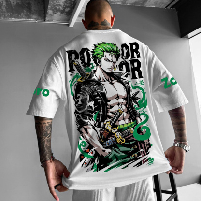 Unisex Anime Inspired Vintage T-Shirt丨